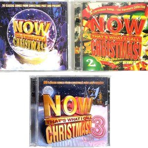 Now Thats What I Call Christmas 1-2-3 CD Bundle 6 Discs Pop Rock Dance 2001-2006